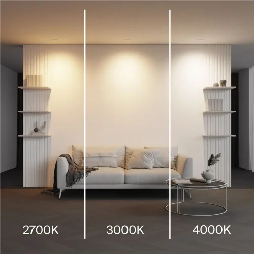 Встраиваемый светильник Parete 2700K-4000K 6Вт 75° (Белый) - фото 5