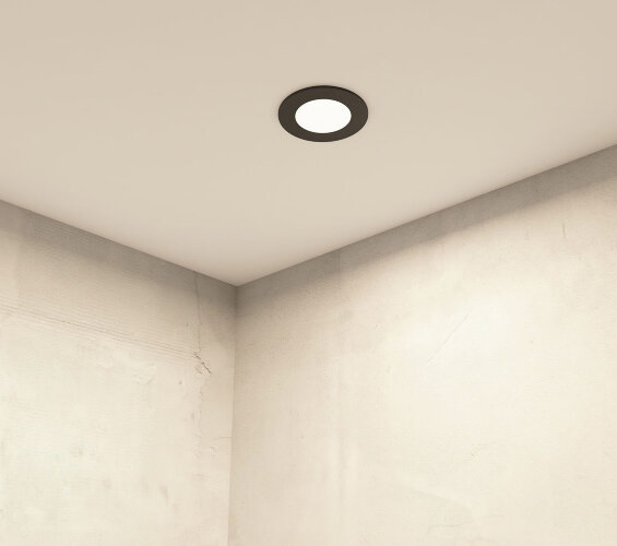 DK3101-BK Встраиваемый влагозащищенный светильник, IP65, до 10 Вт, LED, GU5,3, черный. Фото 9