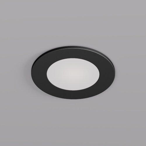 DK3101-BK Встраиваемый влагозащищенный светильник, IP65, до 10 Вт, LED, GU5,3, черный. Фото 2