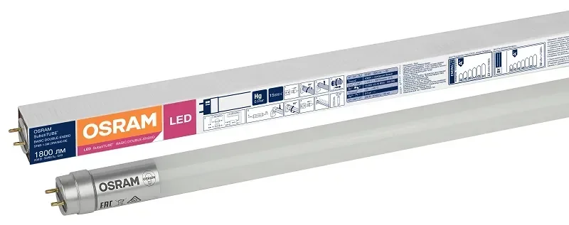Лампа светодиодная 20W/4000K (=58W) G13 230V 1500мм | SubstiTUBE Basic | - OSRAM. Фото 2