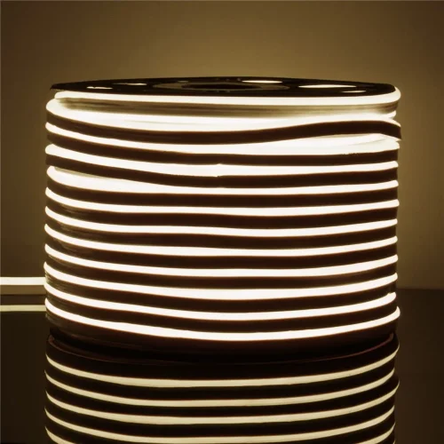 Светодиодный гибкий неон 220 В 9.6 Вт/м 120 Led/м 2835 IP67, односторонний дневной белый 4200 K, 50 м Гибкий неон 220V 9,6W 120Led 2835 IP67 односторонний дневной белый, 50 м - фото 3