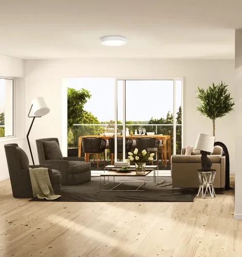 Светильник светодиодный потолочный с управлением по Wi-Fi 34W/3000-6500K Белый | ORBIS EYE | - LEDVANCE SMART+. Фото 4