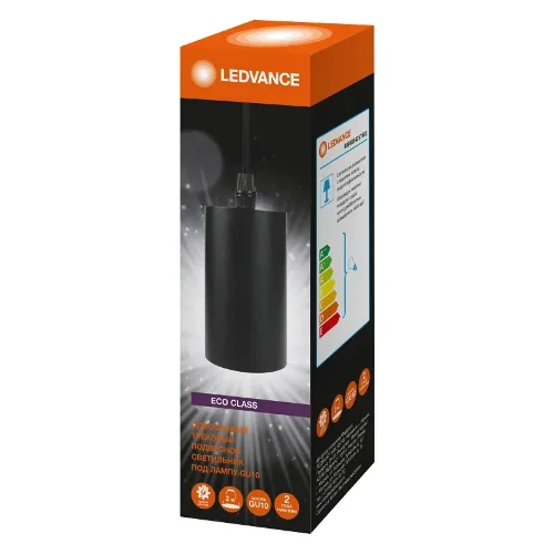 Трековый светильник подвесной 1xGU10 Чёрный | MAX 35W/LED 8W IP20 | - LEDVANCE ECO PENDTRACKSP 1PH GU10. Фото 6