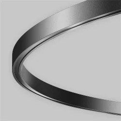 Шинопровод круглый 650мм Flarity черный (Черный)