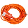 YXз16-101 -UCK-1N-3x1.50-10M-O ORANGE Удлинитель силовой в бухте, c-з, 1гнездо, 10м ПВС 3х1.50, 16A, Оранжевый, TМ Uniel - фото 1