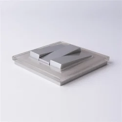 W1130006/ Выключатель трехклавишный (серебряный) W1130006