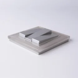 W1130006/ Выключатель трехклавишный (серебряный) W1130006