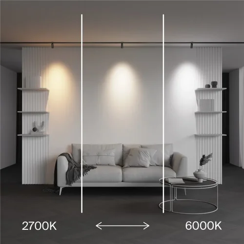 Трековый светильник Фокус / Focus Led Exility X 2700-6000K 5Вт 36° Dim Dali2 (Черный) TR243-4-5WTW-DD2-B - фото 11
