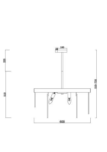 Подвесной светильник Freya FR5104PL-08BS3 (Латунь) - фото 2