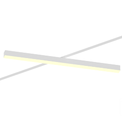 Трековый светильник 6063 5050 TR4 (RAL9003/1000mm/Prizma — 3K/38W)