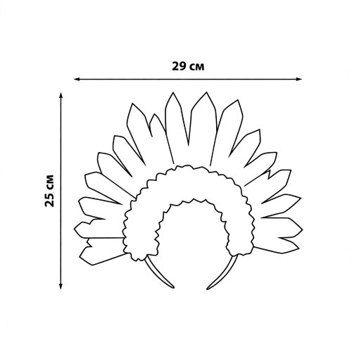 ULD-R513 3LR44 HEADBAND Светильник декоративный Ободок, на батарейках 3xLR44 в-к, 10 светодиодов, Белый свет, Цвет корпуса радужный, TM Uniel - фото 4