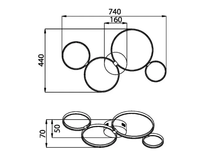 Потолочный светильник Olympia 3000-4000К 39Вт (Белый) - фото 11