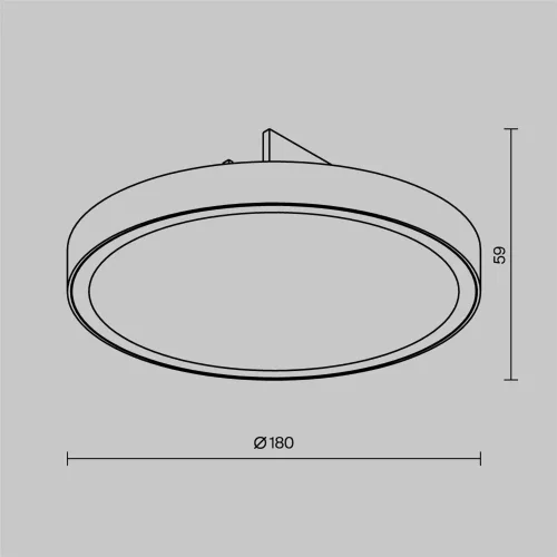 Уличный трековый светильник Зон / Zon IP Elasity IP 3000К 18Вт 110° Белый (Белый) O-TR01-1-F-18WW3K - фото 7