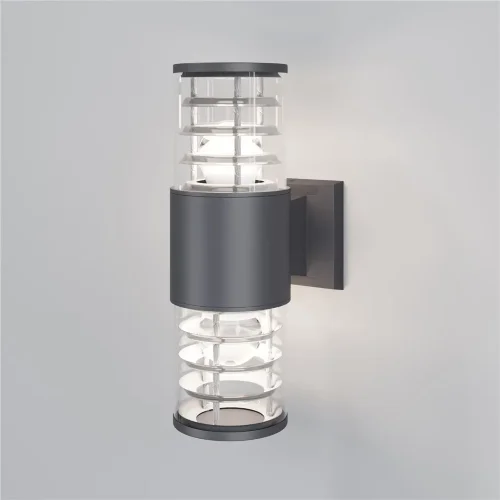 Настенный светильник (бра) Bronx E27х2 60Вт IP 54 (Серый) - фото