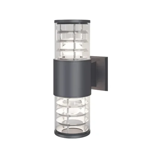 Настенный светильник (бра) Bronx E27х2 60Вт IP 54 (Серый) - фото 2