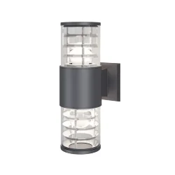 Настенный светильник (бра) Bronx E27х2 60Вт IP 54 (Серый)