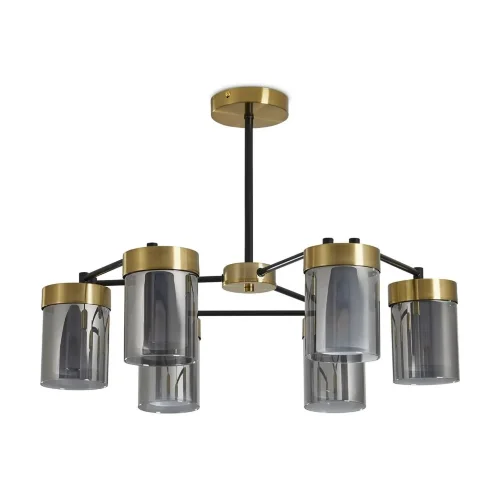 Подвесной светильник Freya FR5432PL-06BBS (Черный и Латунь) - фото 7