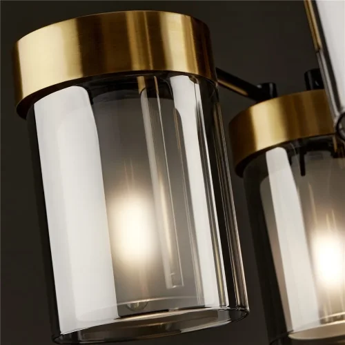 Подвесной светильник Лора / Lora (Черный и Латунь) FR5432PL-06BBS - фото 5