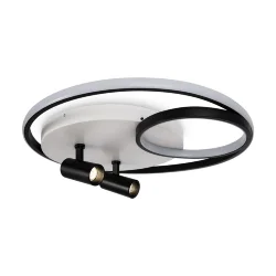 Потолочный светильник FR6083CL-L90WB Прожекторы / Spotlights 77 Вт LED с пультом ДУ (Бело-черный) FR6083CL-L90WB