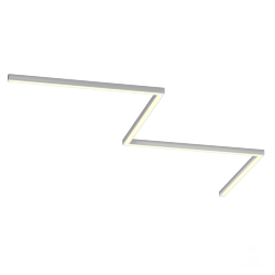 Светильник ЗигЗаг S50 (RAL9003/4x1250mm-90/LT70 — 3K/104W)