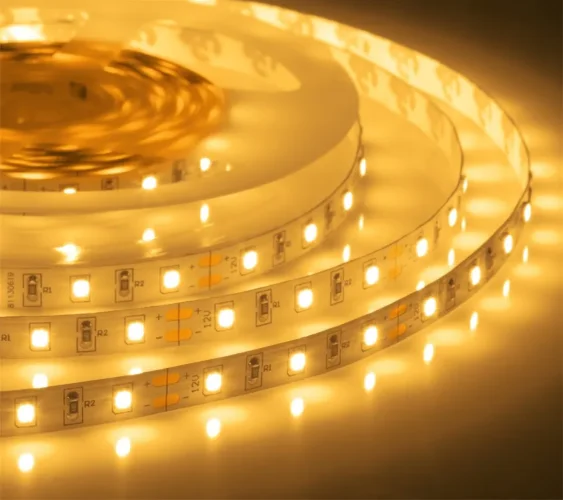 Лента светодиодная ELF 300SMD диодов (2835), 12В, 5м, белый теплый 2800-3300К - фото