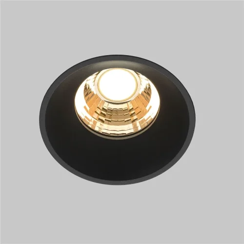 Встраиваемый светильник Раунд / Round 7 Вт 2700 К 50° (Черный) DL058-7W2.7K-TRS-B - фото 2