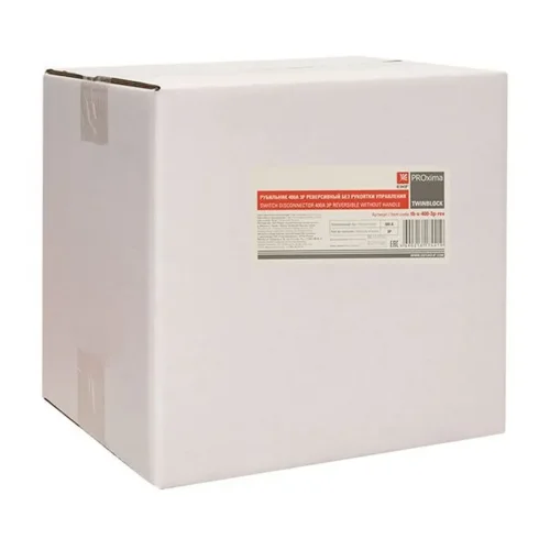 Рубильник 3п 400А реверсивный без рукоятки управления TwinBlock EKF tb-s-400-3p-rev - фото 7