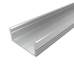 Профиль накладной широкий алюминиевый LC-LP-1228-2 Anod