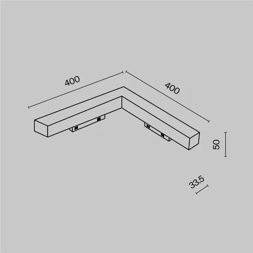 Трековый светильник Basis Angle Gravity 4000K 24Вт 120° (Черный) - фото 2