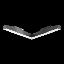 Трековый светильник Базис угловой / Basis Angle Gravity 4000K 24Вт 120° (Черный) TR078-2-24W4K-B