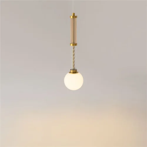 Подвесной светильник Teatro G9х1 (Латунь) - фото 12