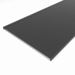 Рассеиватель поликарбонатный для профиля LC-LRM-BL135-2 чёрный