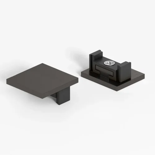 Titan Line Заглушки для накладного шинопровода титан 2шт 85230/00 - фото 2