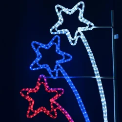 Светодиодная Консоль &amp;#171;Три кометы&amp;#187; 70 x 150 см, Триколор, 220В