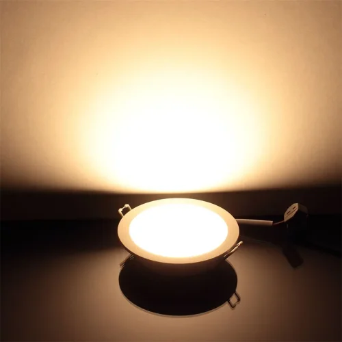 Светодиодный светильник OM4 (220V, 6W, round D112mm, warm white) - фото I