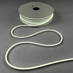 Односторонний Гибкий Неон 8х16мм Белый 24В, IP65