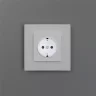 Розетка с подсветкой W (белый матовый) W1171461 - фото 7