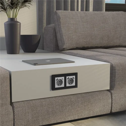 Рамка из стекла на 2 поста Senso черный soft-touch W0023108 - фото 2