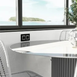 Рамка из стекла на 2 поста Senso черный soft-touch W0023108