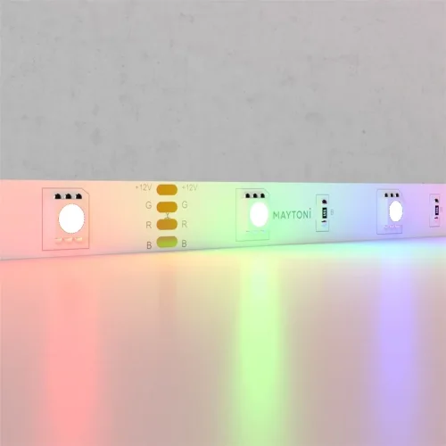 Светодиодная лента 12В 5050 7,2Вт/м Цветная (RGB) 5м IP20 (Белый) 10126 - фото 2