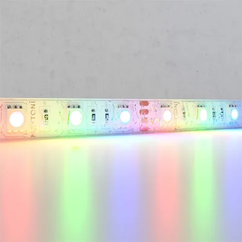 Светодиодная лента 12В 5050 14,4Вт/м Цветная (RGB) 5м IP65 (Белый) 10135 - фото