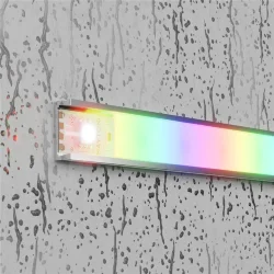 Светодиодная лента 12В 5050 14,4Вт/м Цветная (RGB) 5м IP65 (Белый) 10135