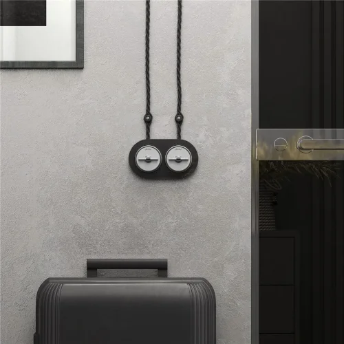 Переключатель/выключатель одноклавишный Vintage белый матовый/хром W5812050 - фото 7