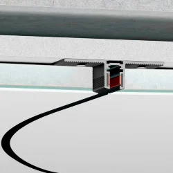 Переключатель/выключатель одноклавишный Vintage белый матовый/хром W5812050