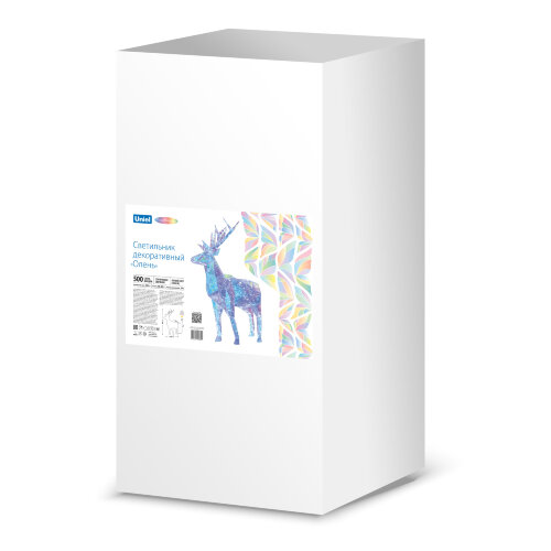 ULD-R501 220V DEER Светильник декоративный Олень, 500 светодиодов, Белый свет, Цвет корпуса радужный, TM Uniel - фото 8