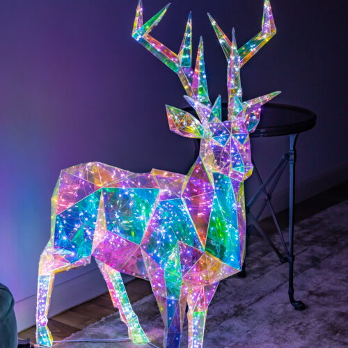 ULD-R501 220V DEER Светильник декоративный Олень, 500 светодиодов, Белый свет, Цвет корпуса радужный, TM Uniel - фото 3