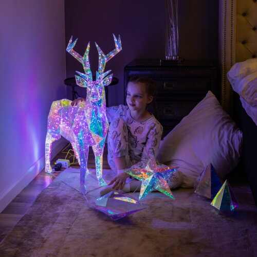 ULD-R501 220V DEER Светильник декоративный Олень, 500 светодиодов, Белый свет, Цвет корпуса радужный, TM Uniel - фото 5