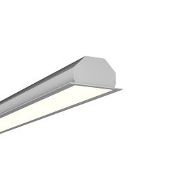 Линейный светильник LINE4932П БЕЗ БП (Anod/500mm/LT70 — 4K/17W)