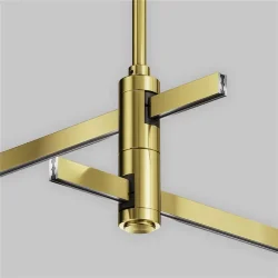 Крепление потолочное Long двойное 700мм Flarity латунь (Латунь)