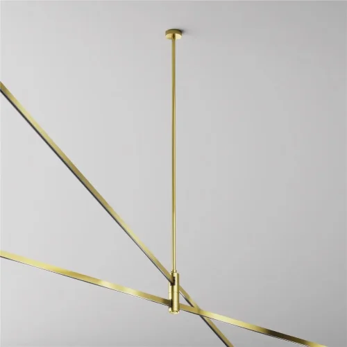 Крепление потолочное Long двойное 700мм Flarity латунь (Латунь) - фото 5